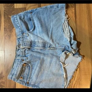 Levi 501 denim shorts